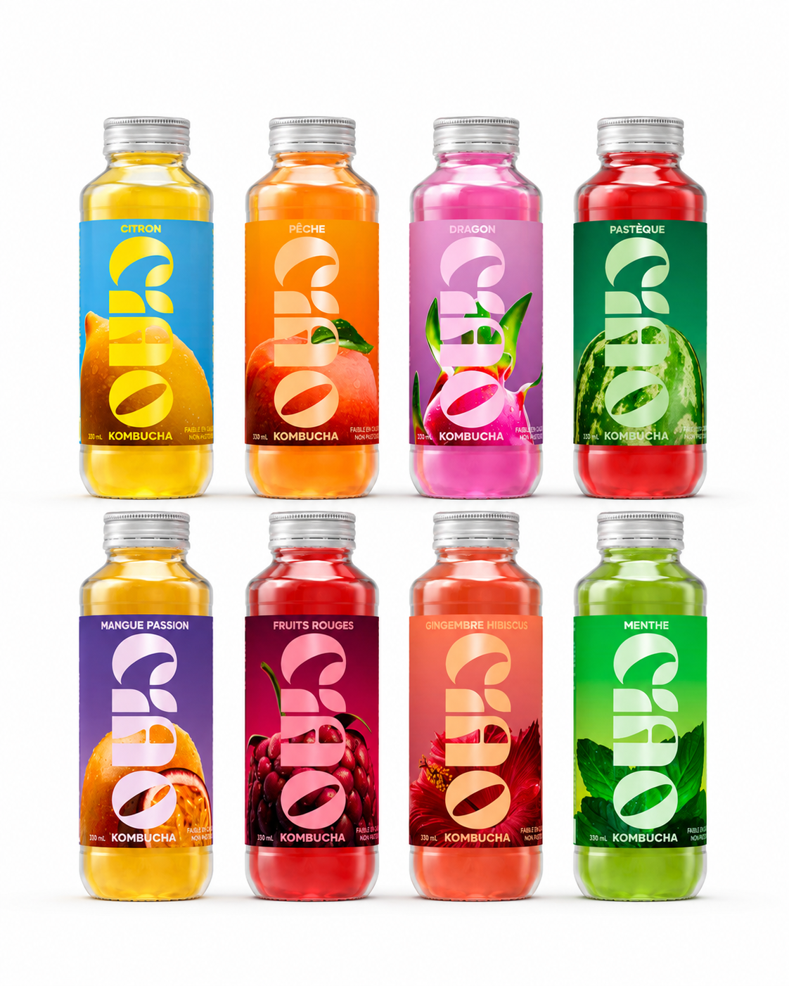 Pack Kombucha 8 Saveurs