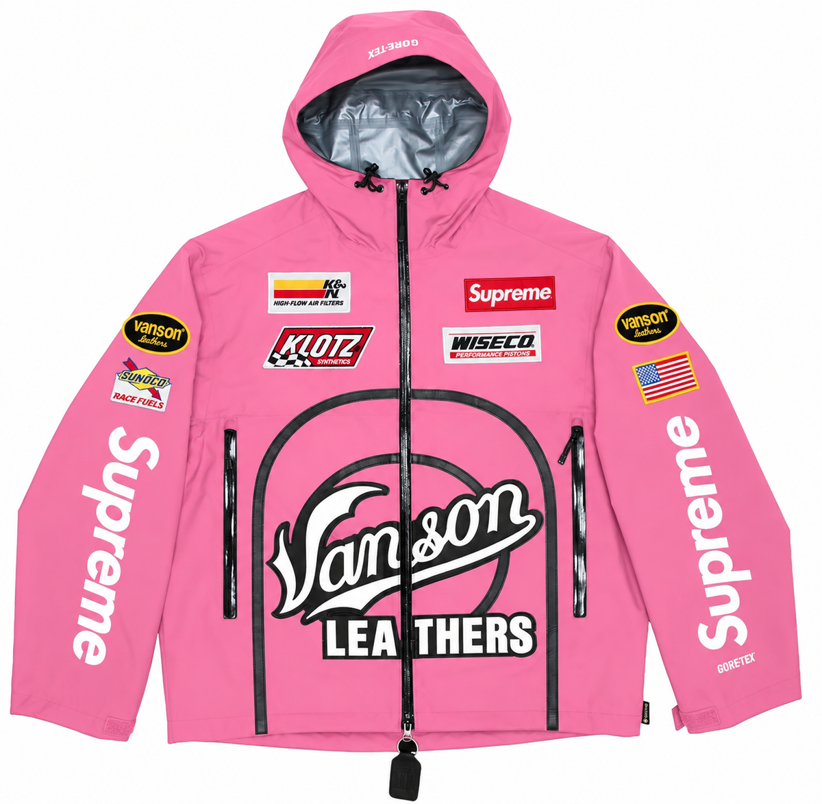 Supreme x Vanson - Veste Rose