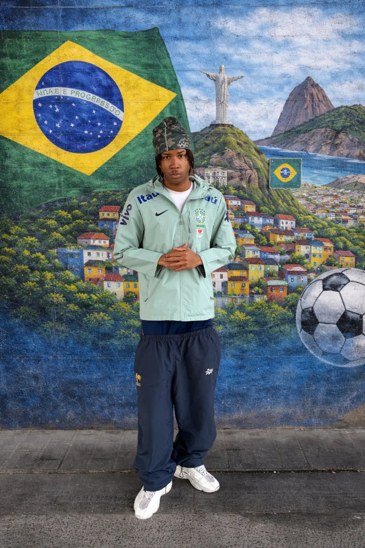 Nike - Veste Brésil Bleu
