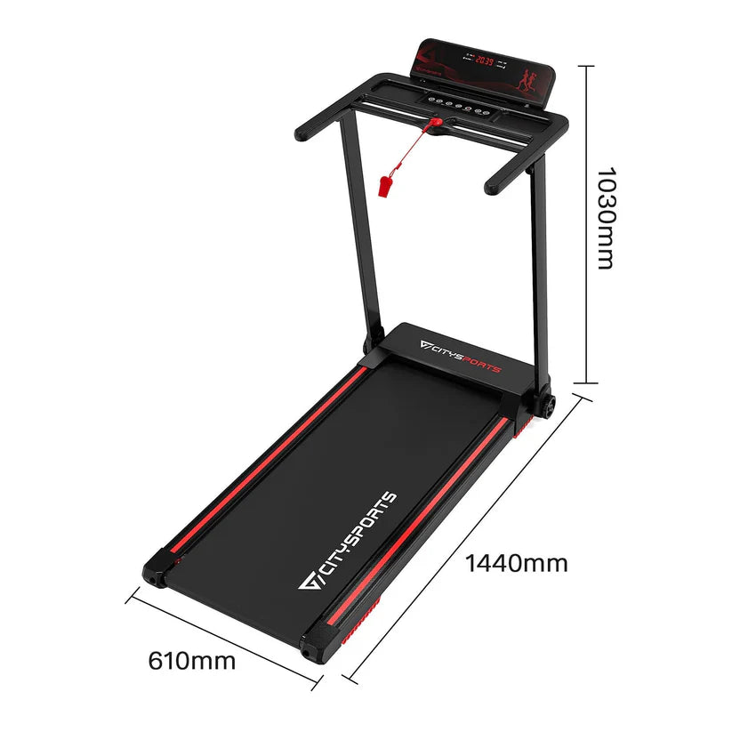 Cinta de correr plegable