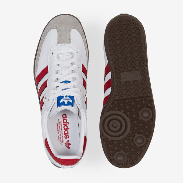 Adidas Samba Blanco / Rojo